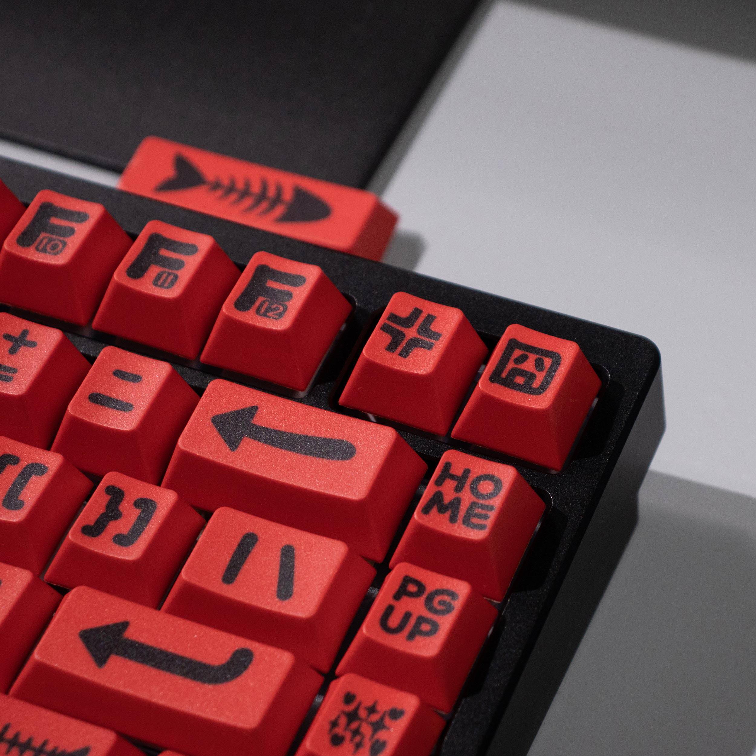 Party Animals Theme Large Font Keycaps - Diykeycap