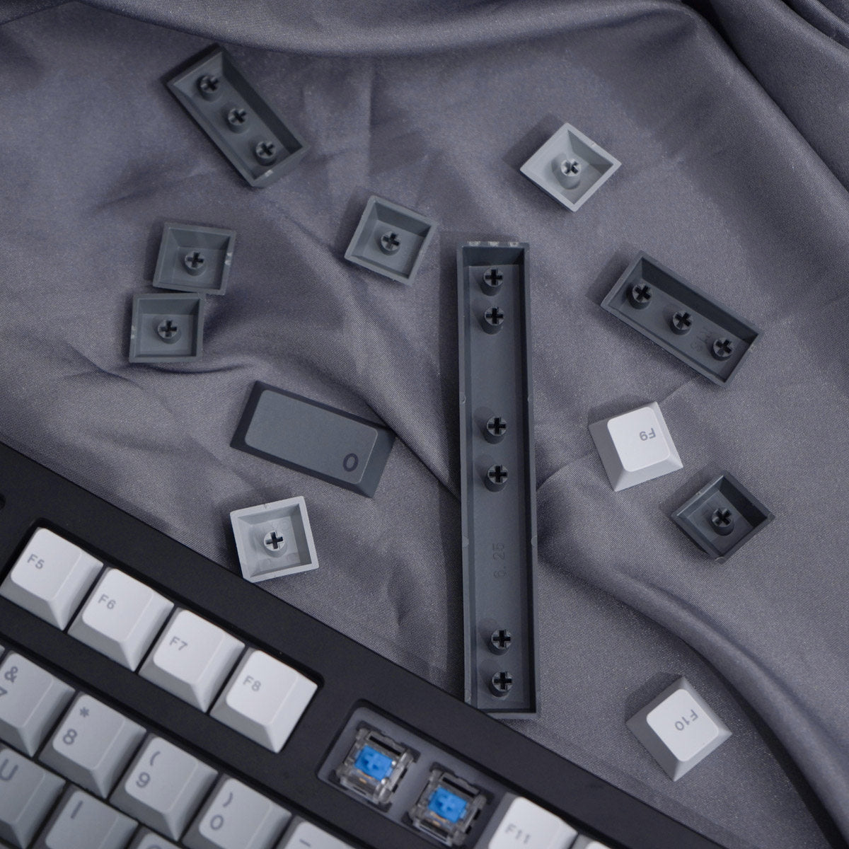 Black Grey Gradient keycaps - Diykeycap