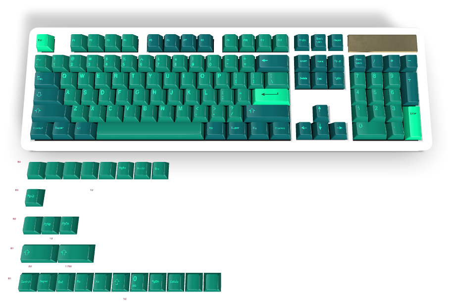カスタムキーキャップ #809