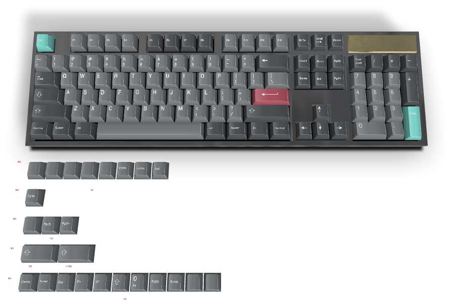カスタムキーキャップ #3355