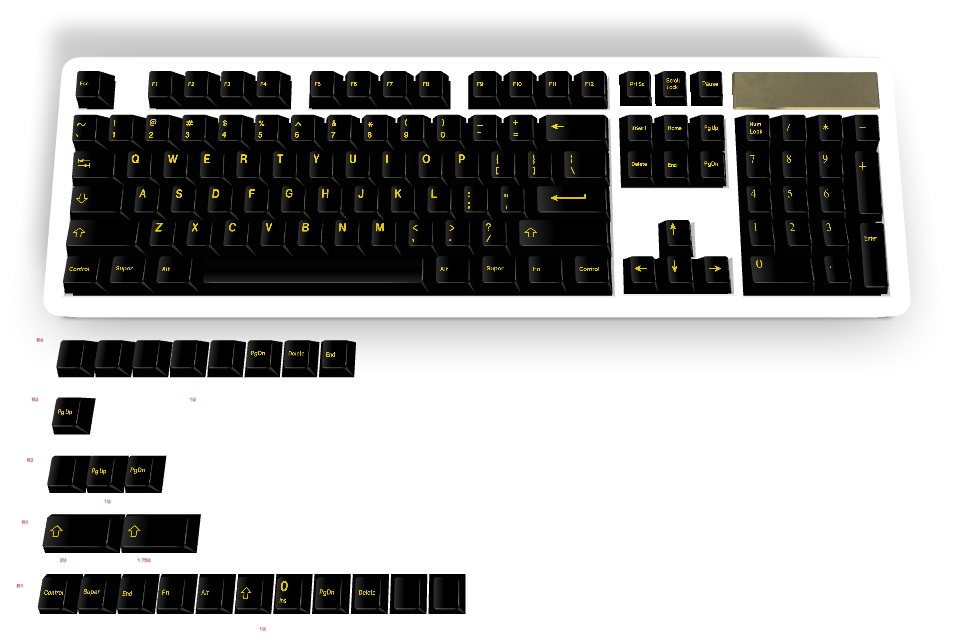 カスタムキーキャップ #3411