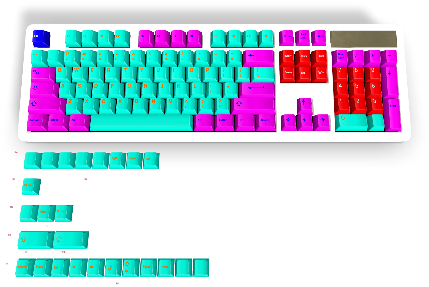 カスタムキーキャップ #46