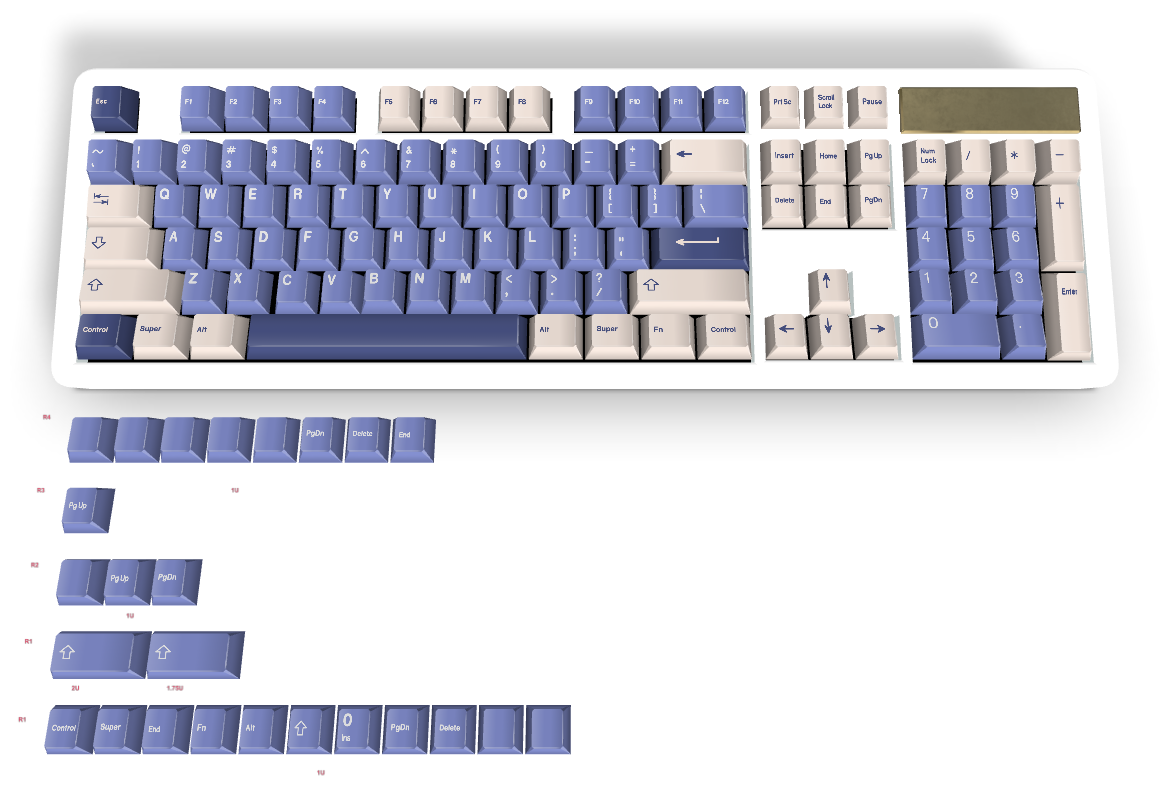 カスタムキーキャップ #834