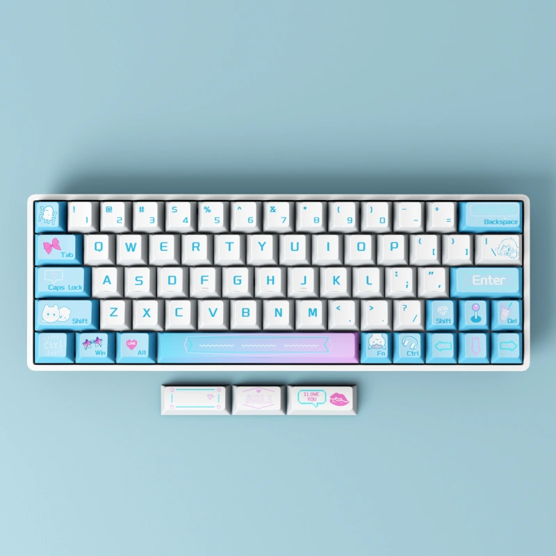Sikakeyb Castle HM66 66Key 60% Magnetic Keyboard - Diykeycap