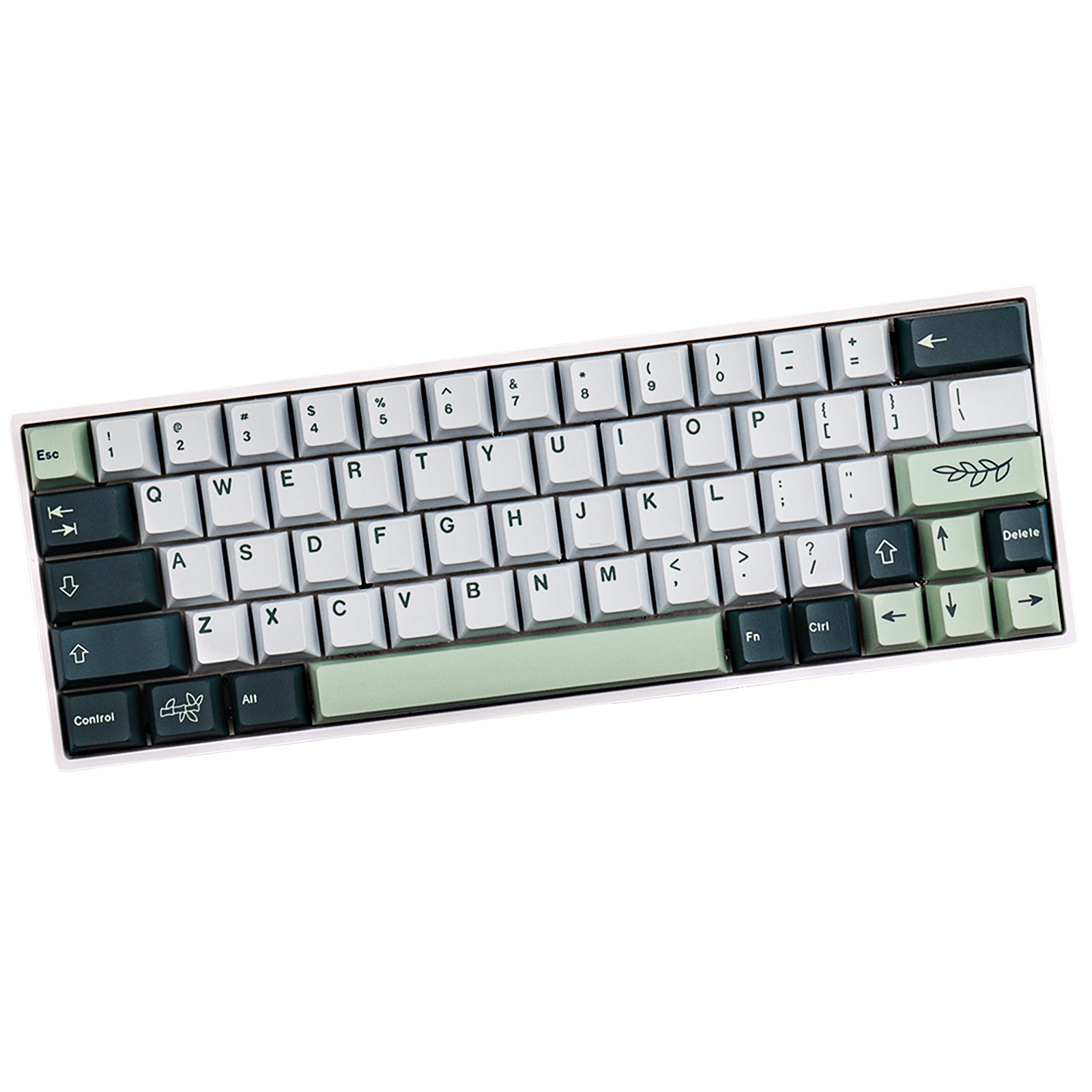 Botanical(Grass green) Keycaps Set - Diykeycap