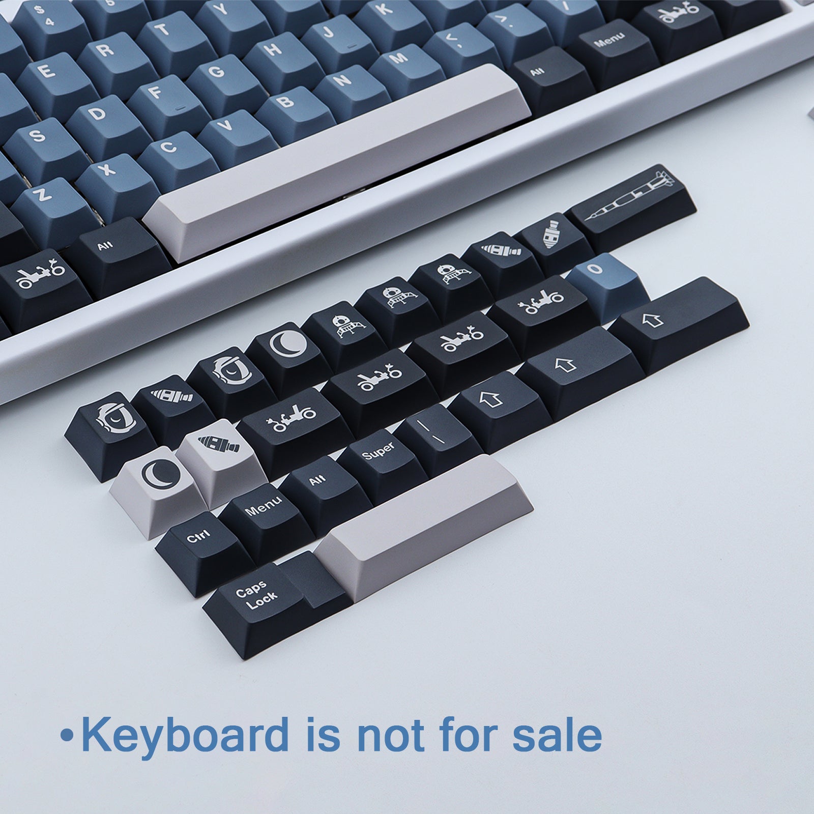 171 keys ABS Double Shot Apollo Keycaps - Diykeycap