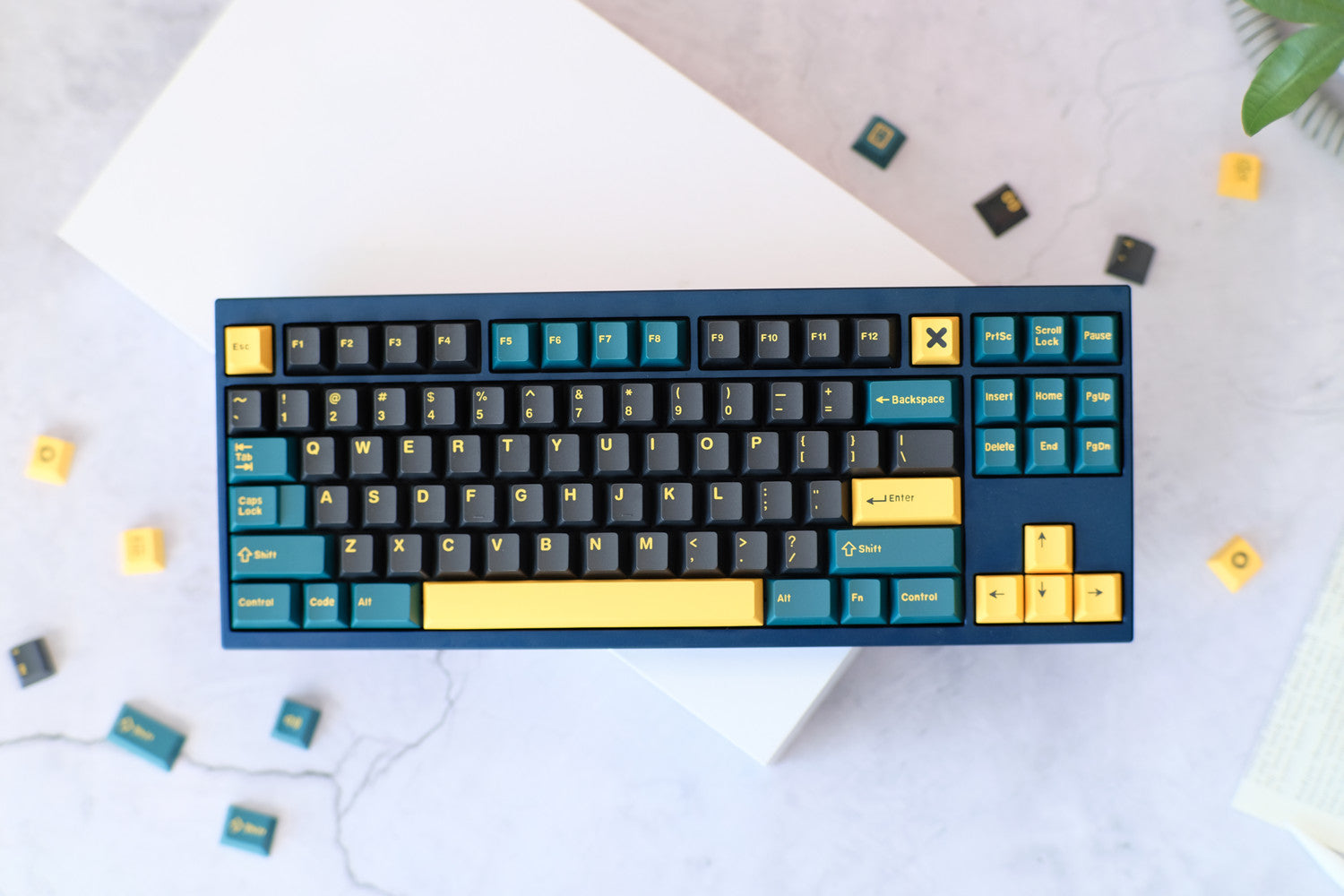 171 key ABS Double Shot Marrs Green/Aero Keycaps - Diykeycap