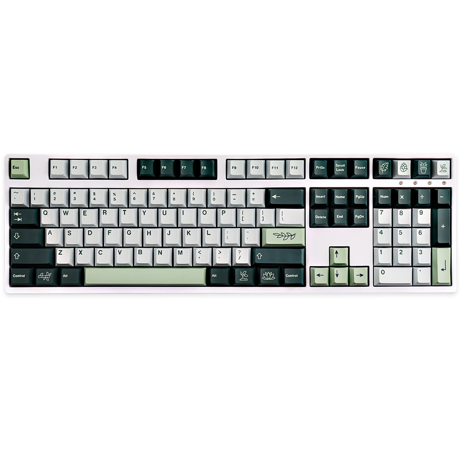 Botanical(Grass green) Keycaps Set - Diykeycap