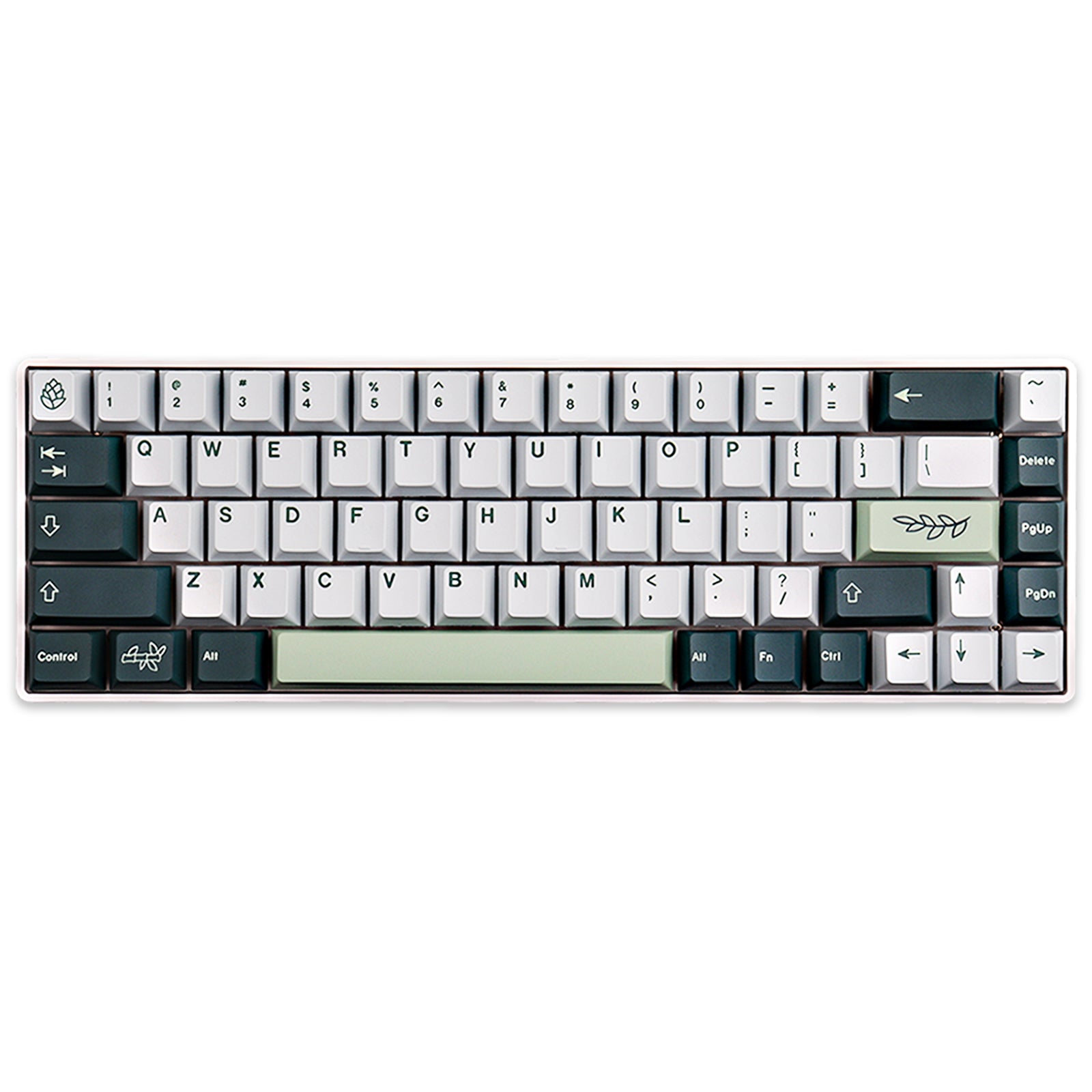 Botanical(Grass green) Keycaps Set - Diykeycap