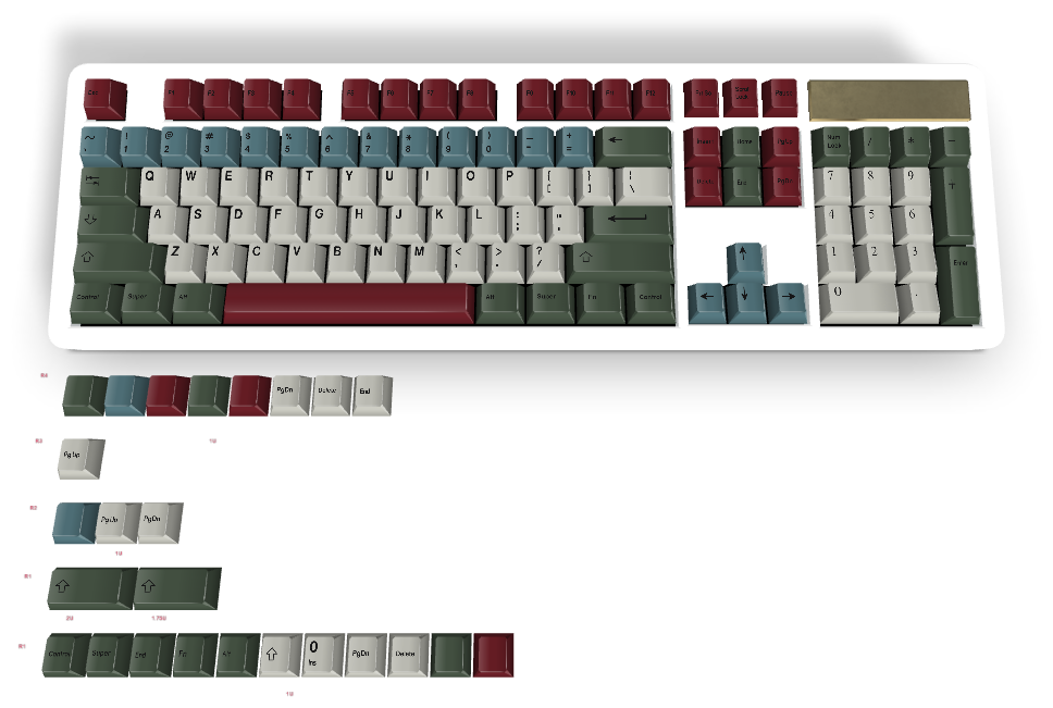 カスタムキーキャップ #1305