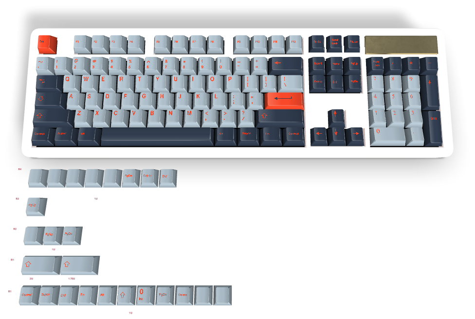 カスタムキーキャップ #1090