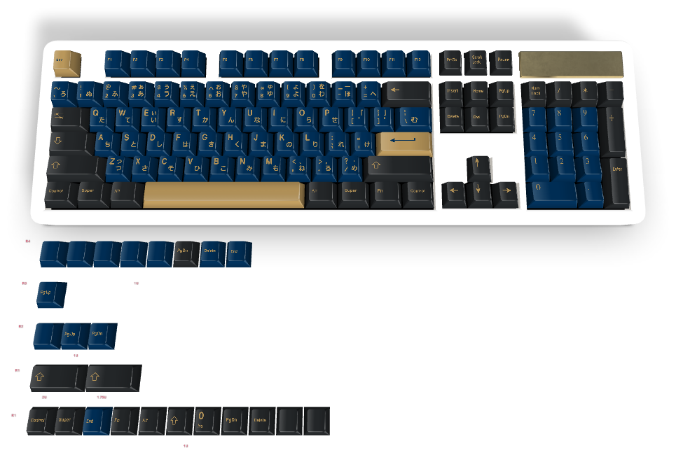 カスタムキーキャップ #771