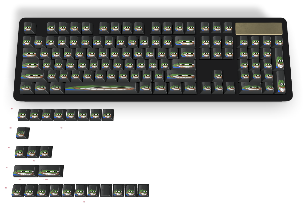 カスタムキーキャップ #722