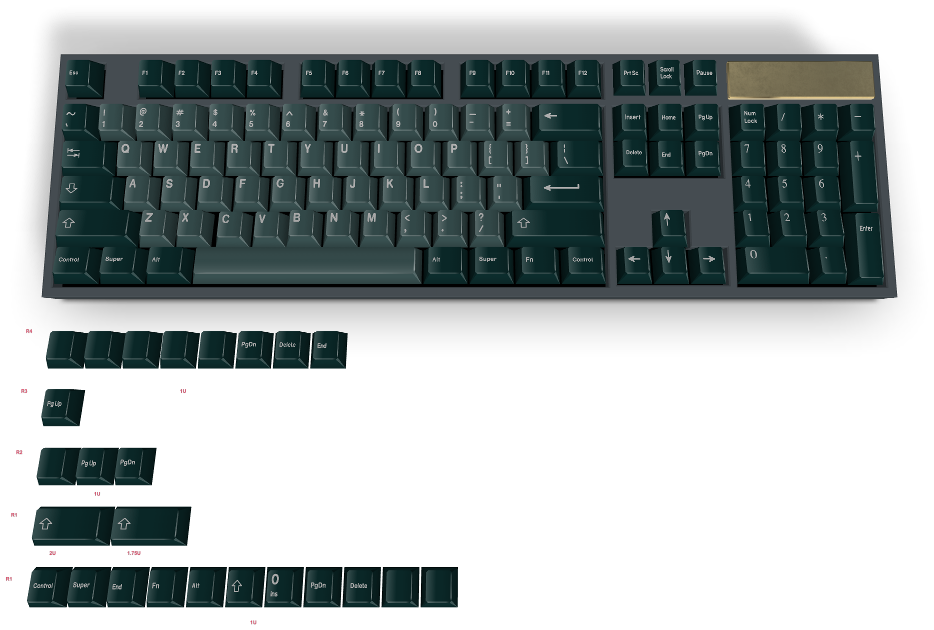 カスタムキーキャップ #1191