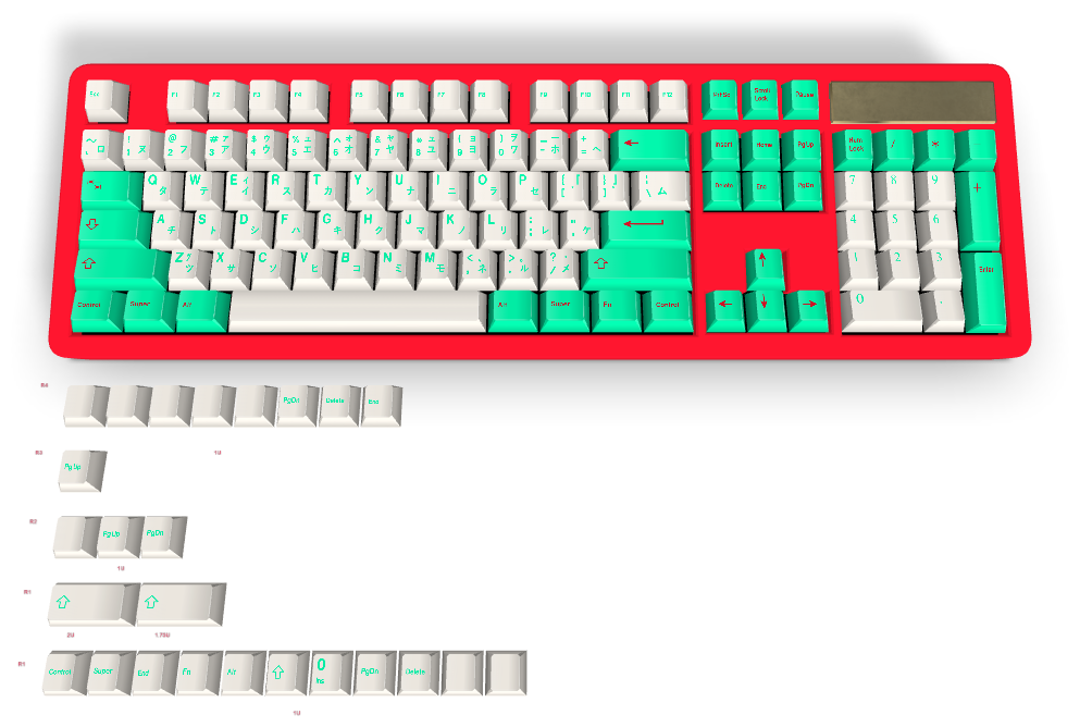 カスタムキーキャップ #889