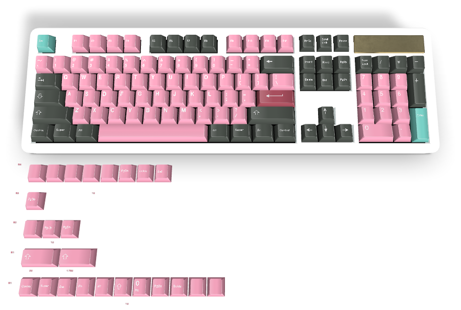 カスタムキーキャップ #1096