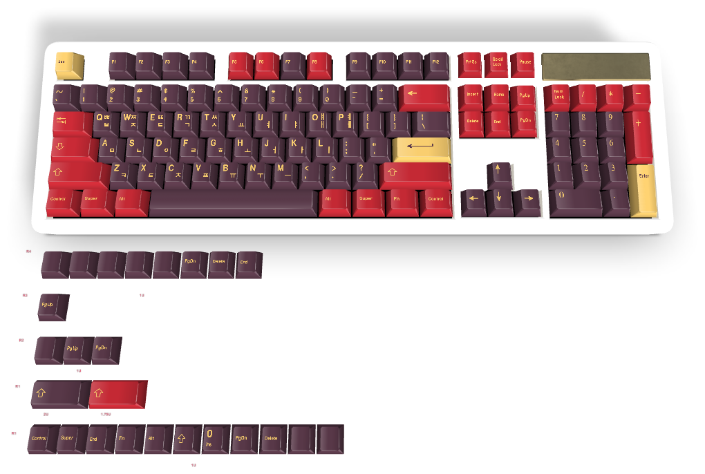 Benutzerdefinierte Tastenkappe #1487