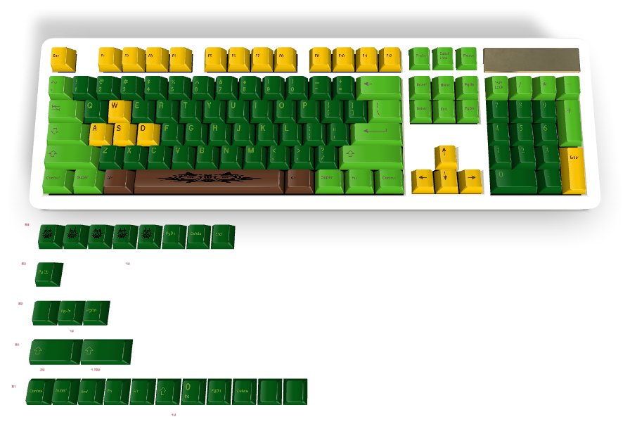 カスタムキーキャップ #842