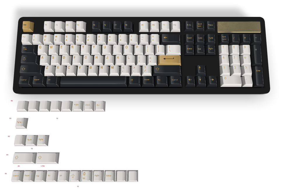 カスタムキーキャップ #734