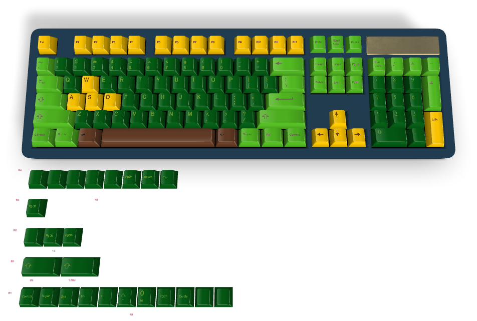 カスタムキーキャップ #849