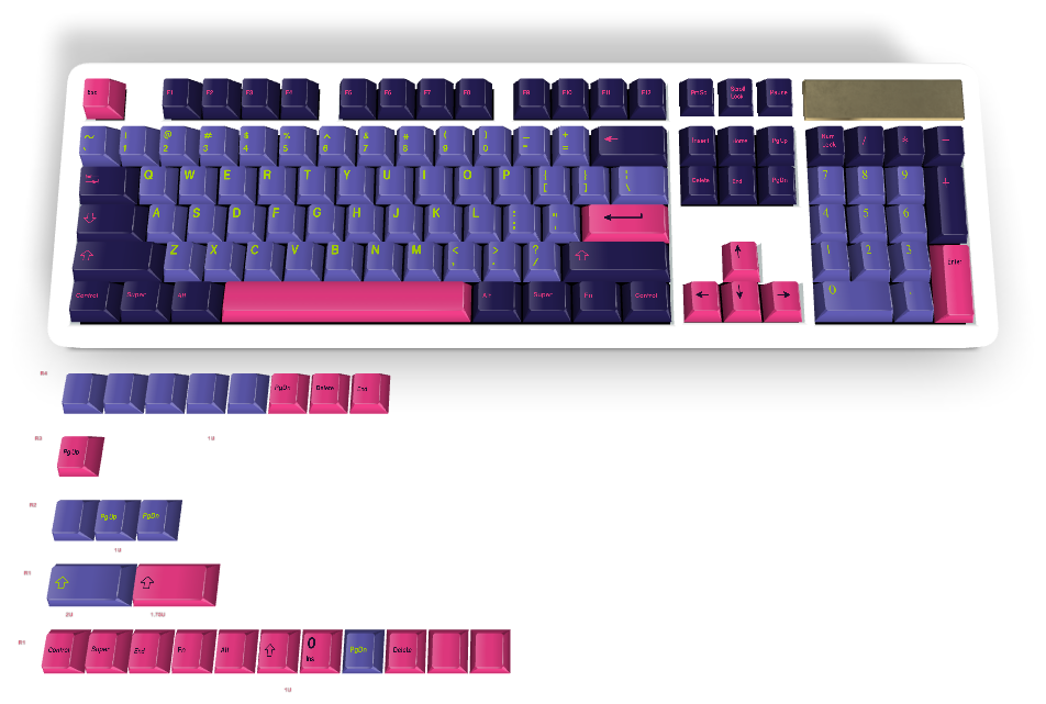 カスタムキーキャップ #1196