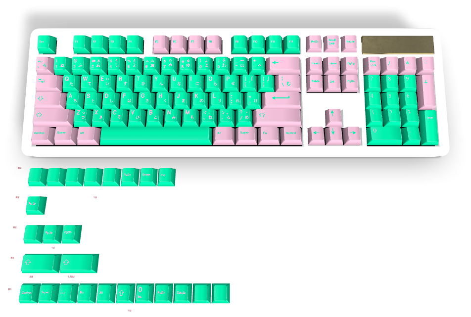 カスタムキーキャップ #758