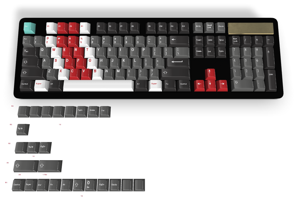 カスタムキーキャップ #900