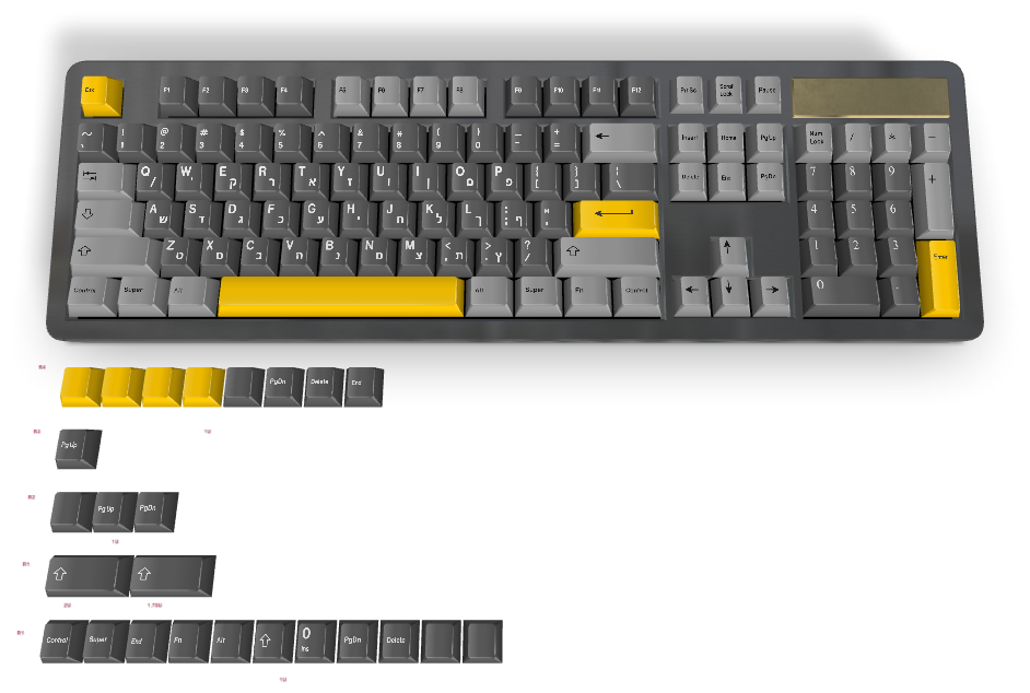 カスタムキーキャップ #1257