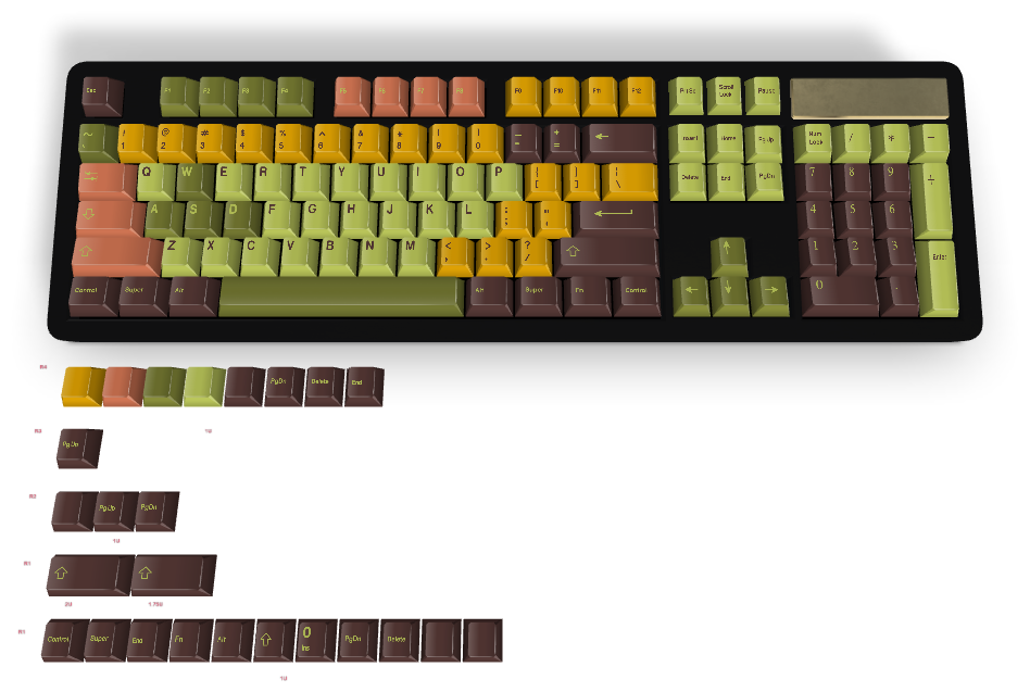 カスタムキーキャップ #1247