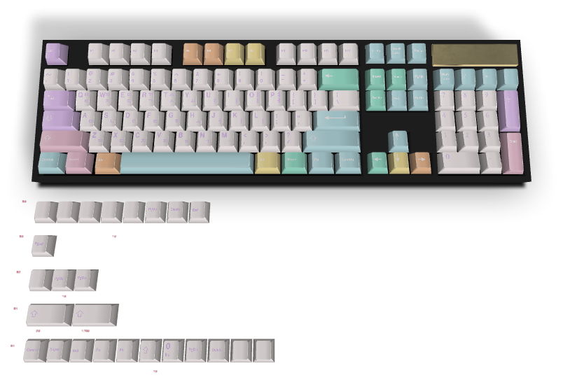 カスタムキーキャップ #1307