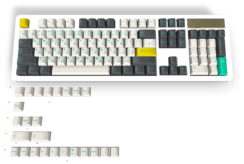 カスタムキーキャップ #698