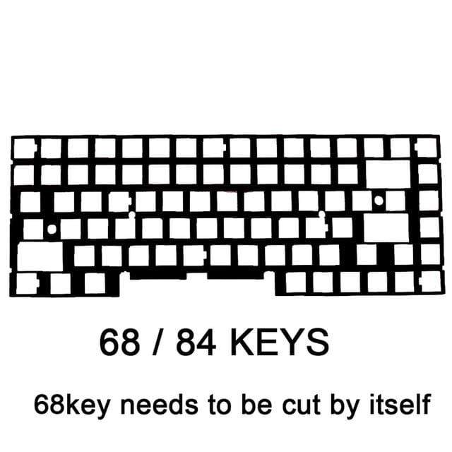 Switch Sound Dampeners sheet Soft Landing Pads Dimple Foam sponge For mechanical keyboard - Diykeycap