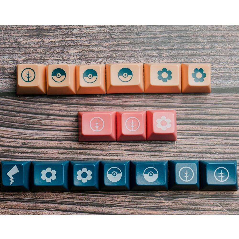 145/112 Key Double Shot SA Ball Cap Keycap Personalized Gradient Color Elf Keycap For Cherry MX Switch Mechanical Keyboard - Diykeycap