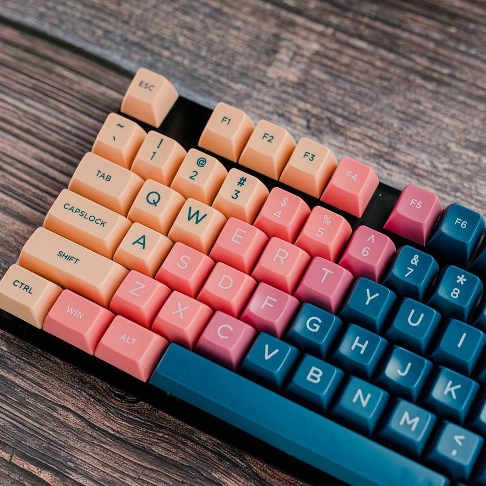 145/112 Key Double Shot SA Ball Cap Keycap Personalized Gradient Color Elf Keycap For Cherry MX Switch Mechanical Keyboard - Diykeycap