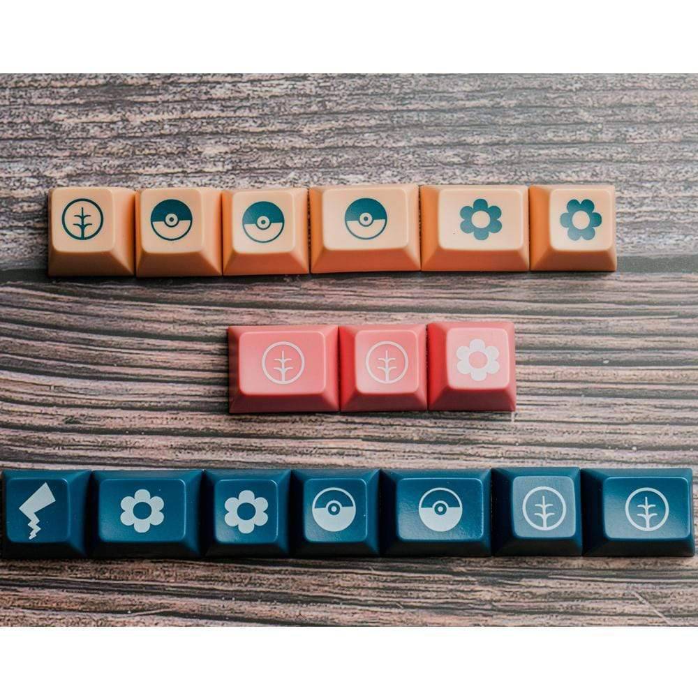 145/112 Key Double Shot SA Ball Cap Keycap Personalized Gradient Color Elf Keycap For Cherry MX Switch Mechanical Keyboard - Diykeycap