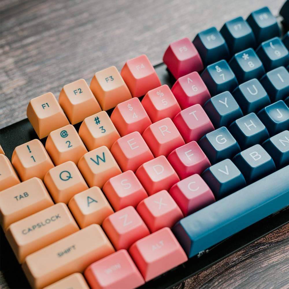 145/112 Key Double Shot SA Ball Cap Keycap Personalized Gradient Color Elf Keycap For Cherry MX Switch Mechanical Keyboard - Diykeycap