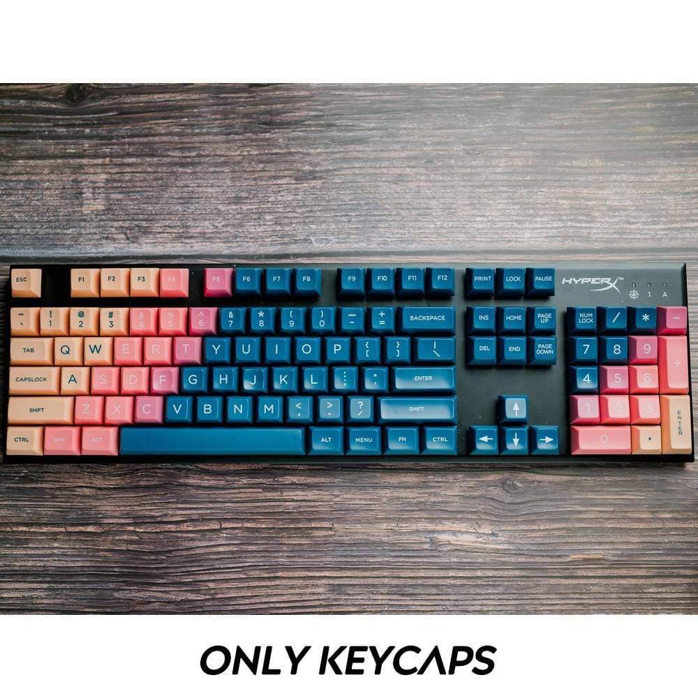 145/112 Key Double Shot SA Ball Cap Keycap Personalized Gradient Color Elf Keycap For Cherry MX Switch Mechanical Keyboard - Diykeycap