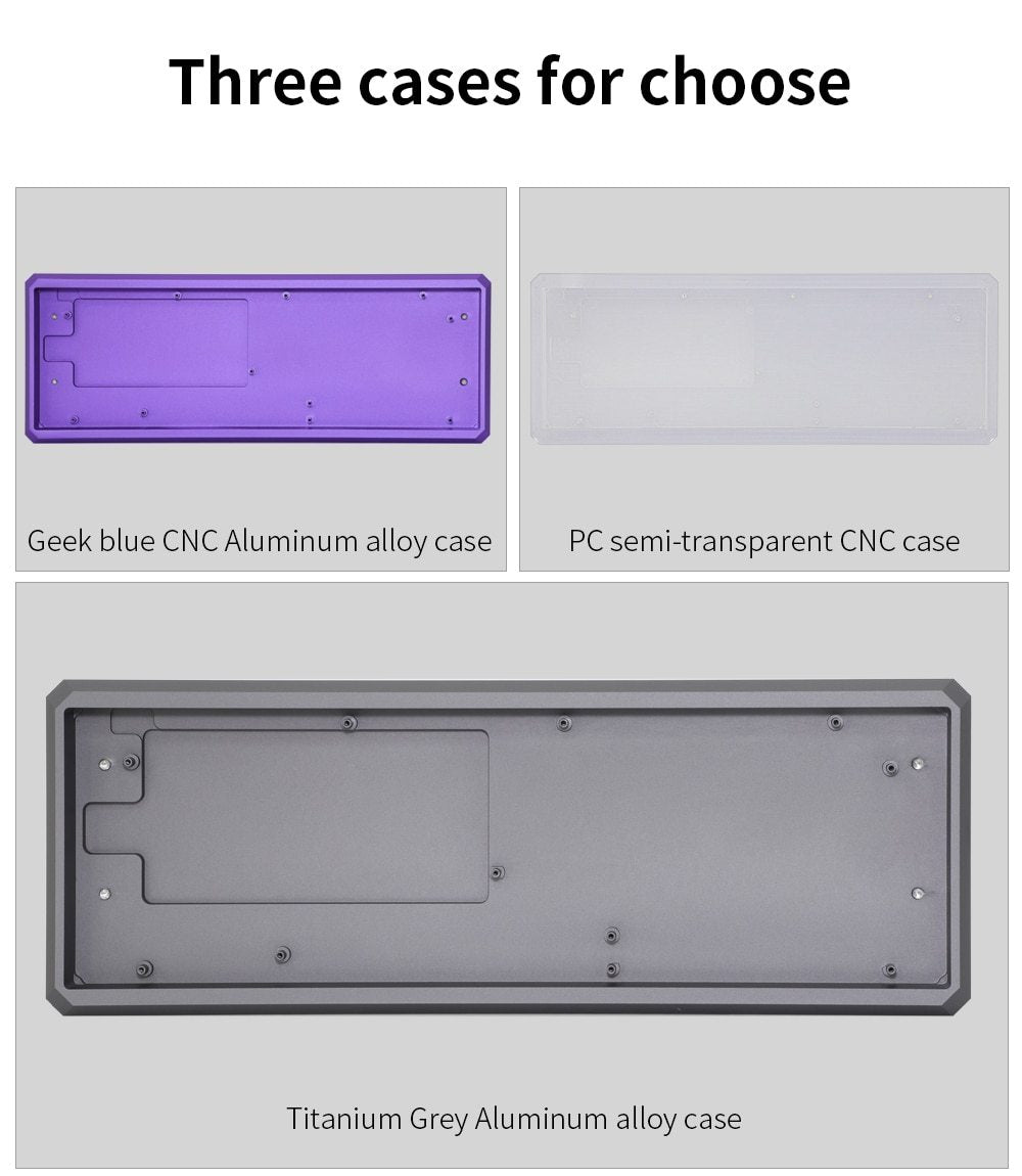 GK68XS Geek Mechanical Keyboard Kit - Diykeycap