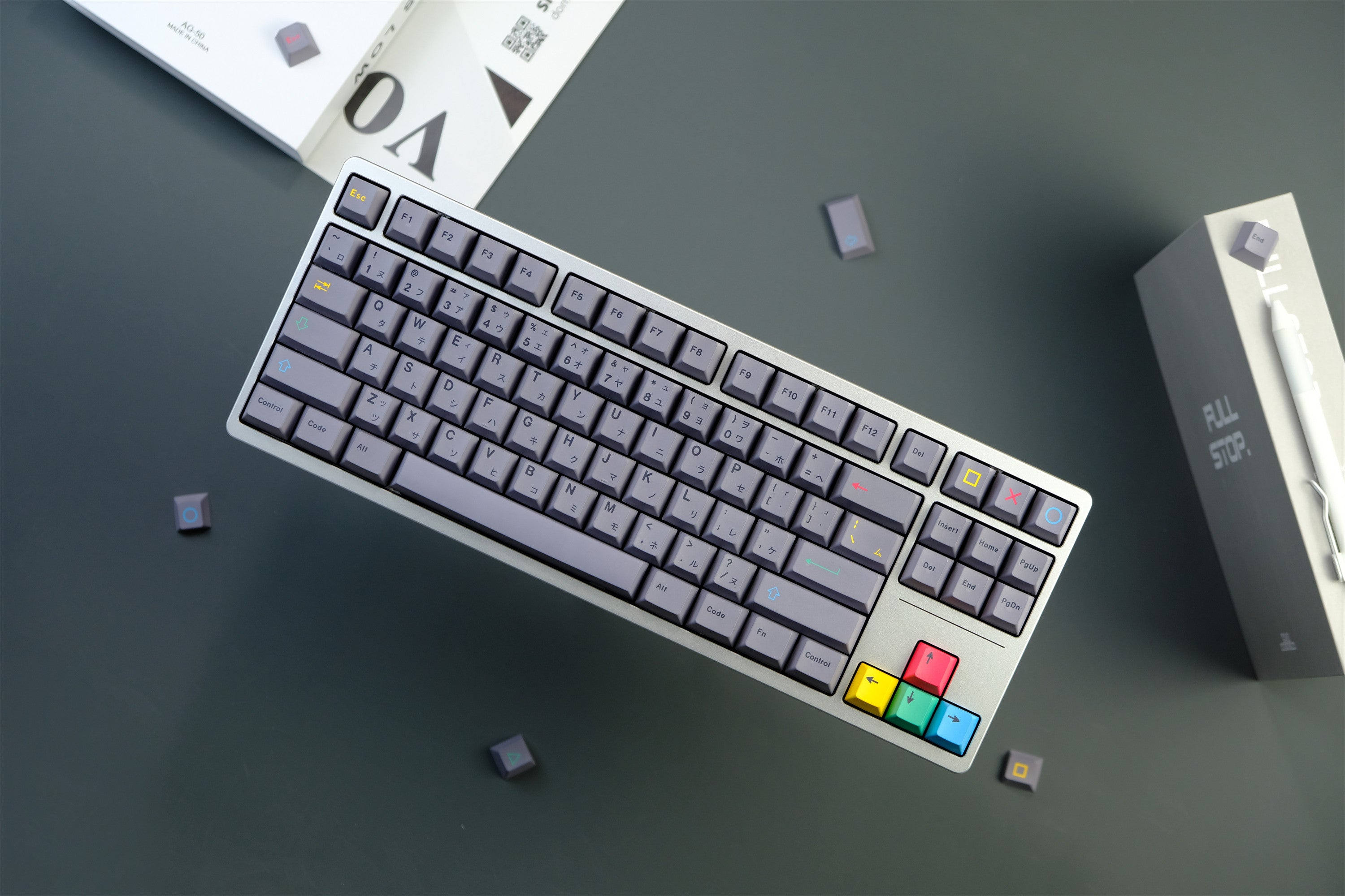 Geek Grey "Gamer's Realm" Keycaps - Diykeycap