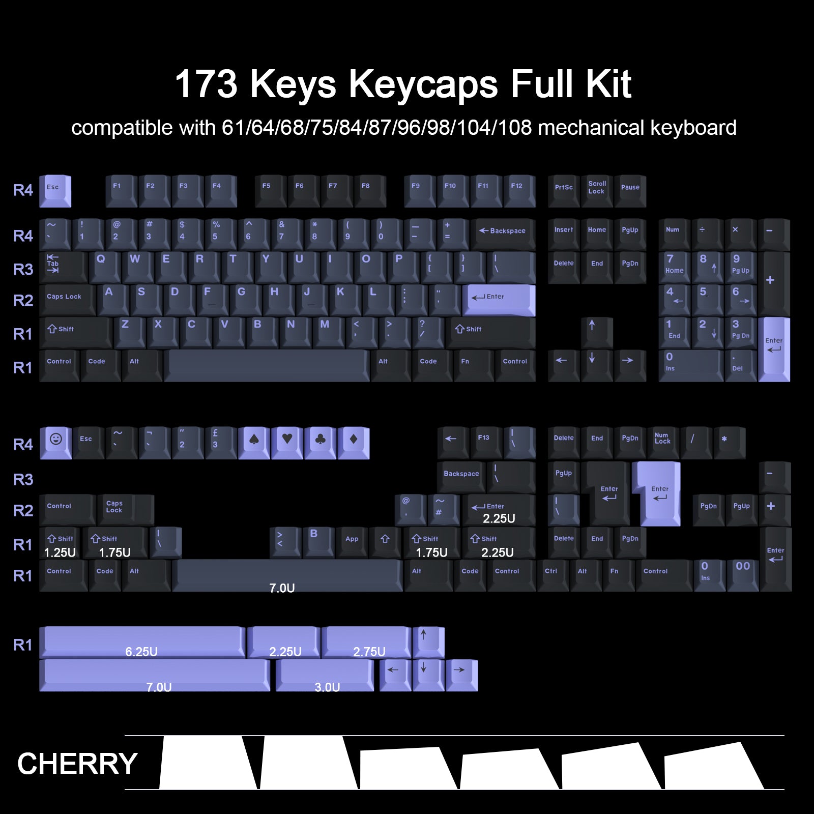 Nightshade Keycaps - Diykeycap