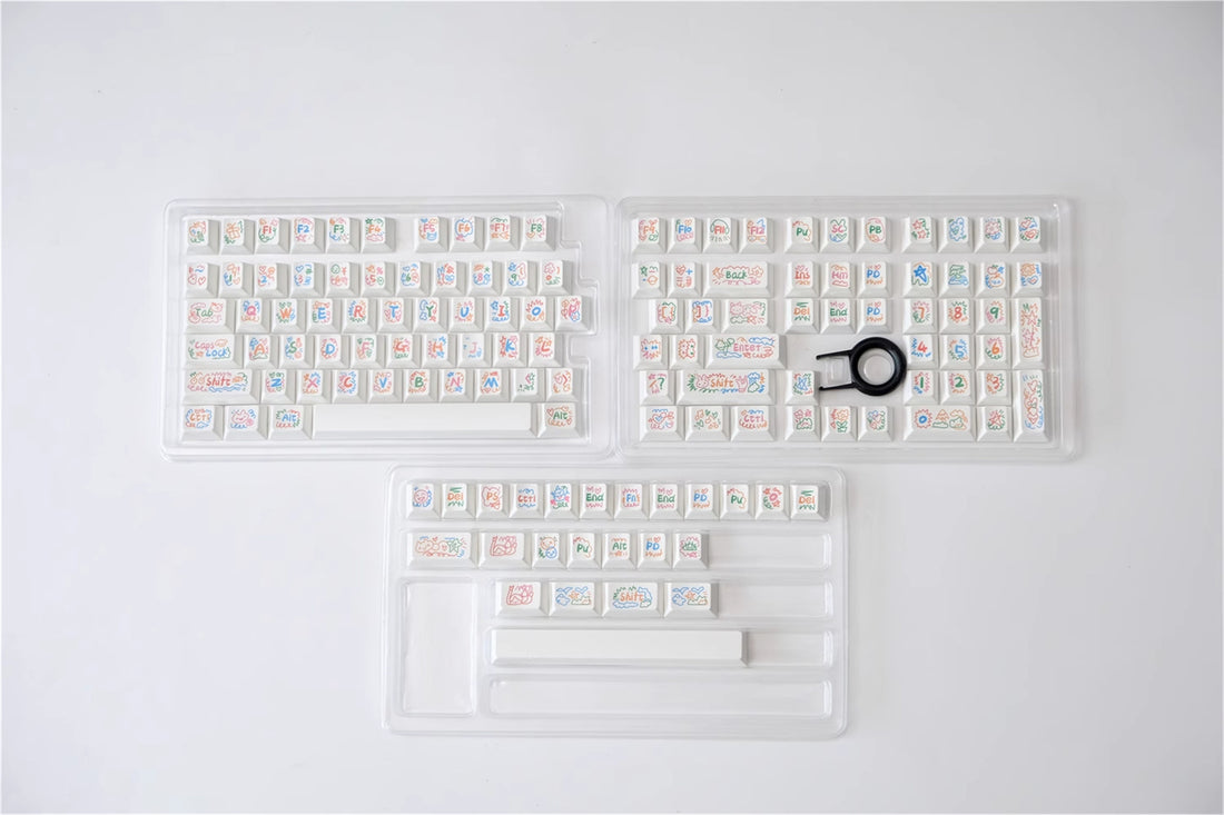 Doodle PBT keycaps - Diykeycap