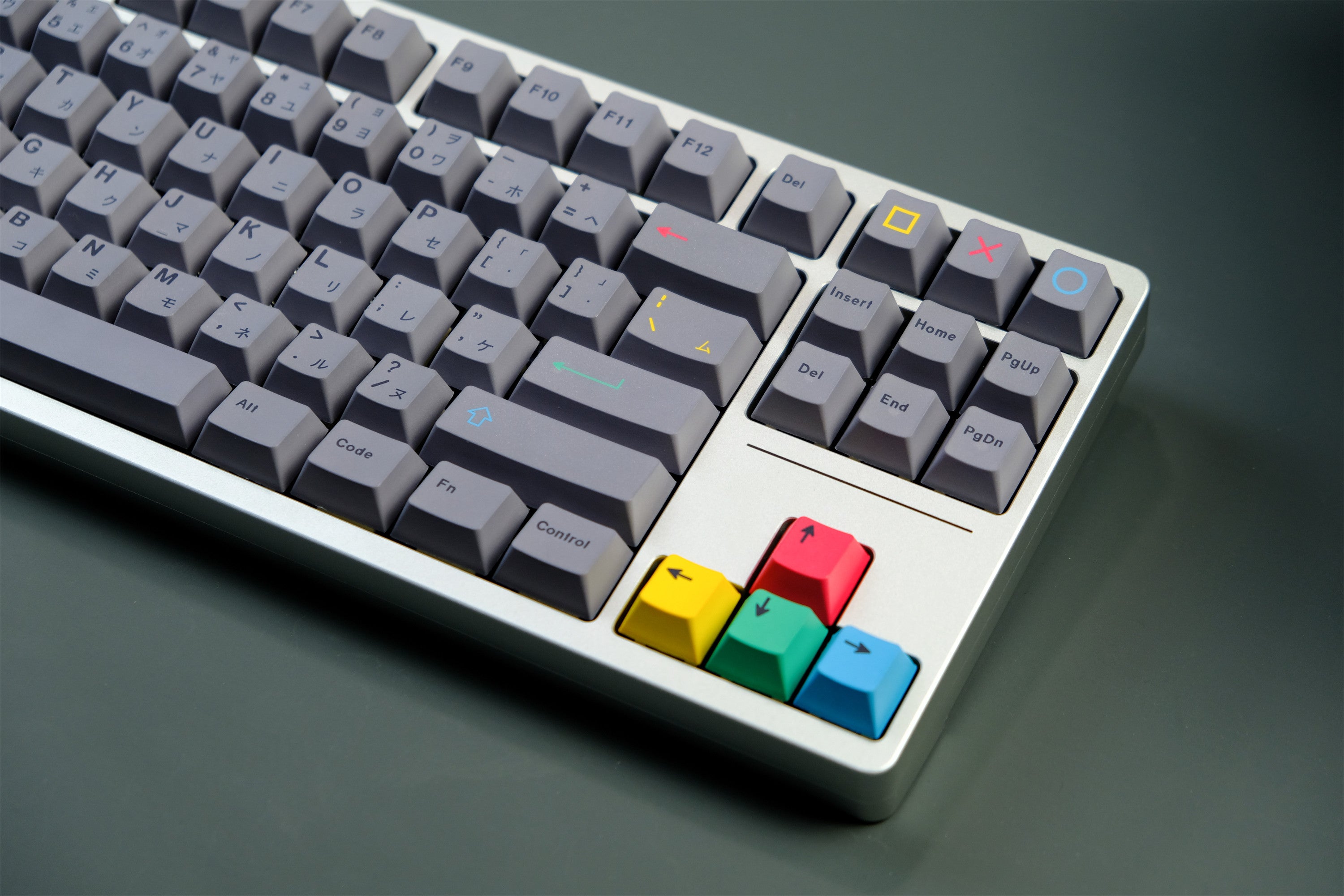 Geek Grey "Gamer's Realm" Keycaps - Diykeycap