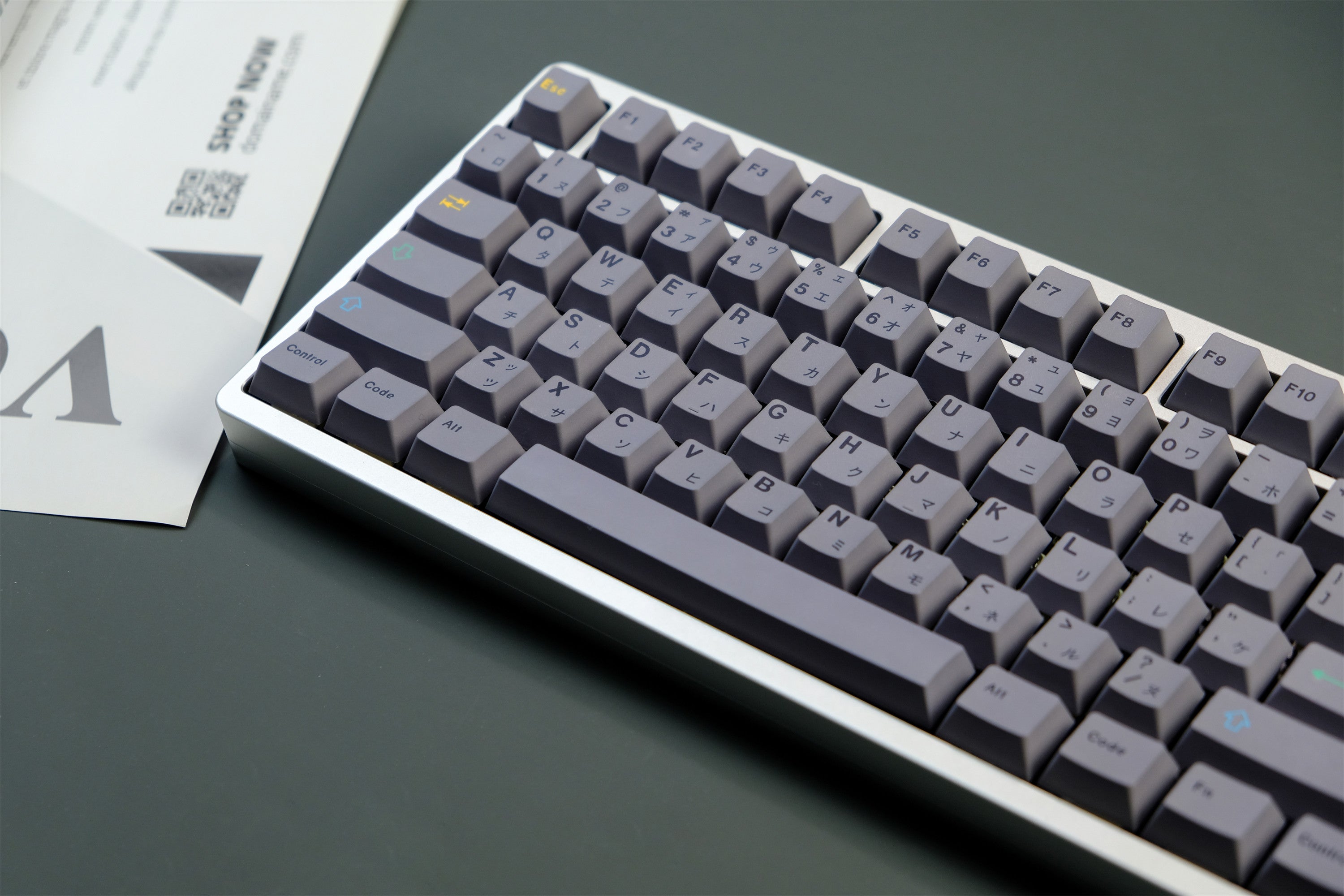 Geek Grey "Gamer's Realm" Keycaps - Diykeycap