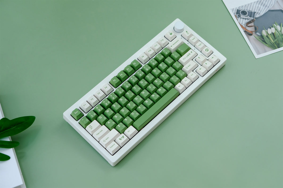 Matcha Cake Keycaps - Diykeycap