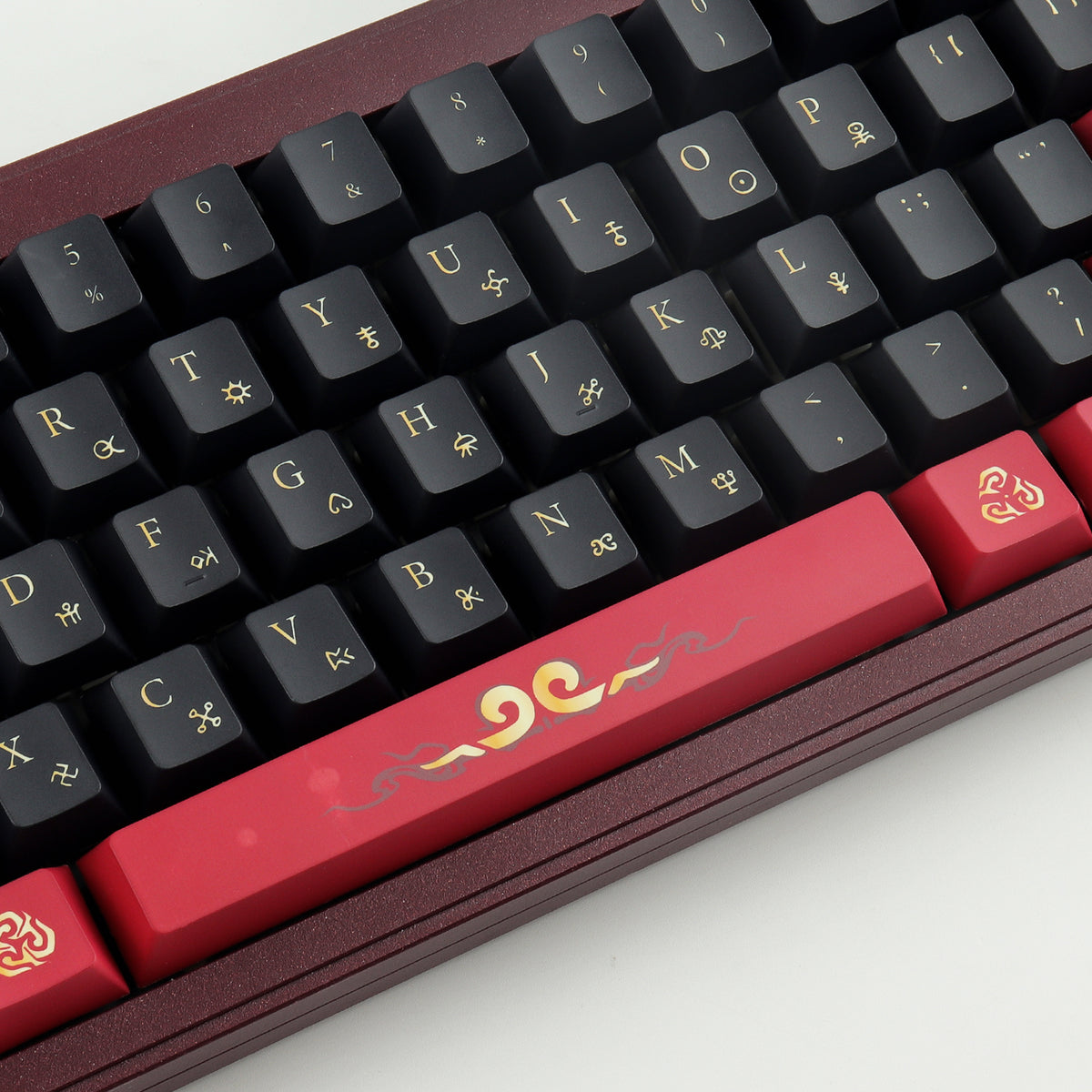 Black Myth Wukong Keycaps: PBT Perfection for Wooting 80HE & 60HE Keyboards