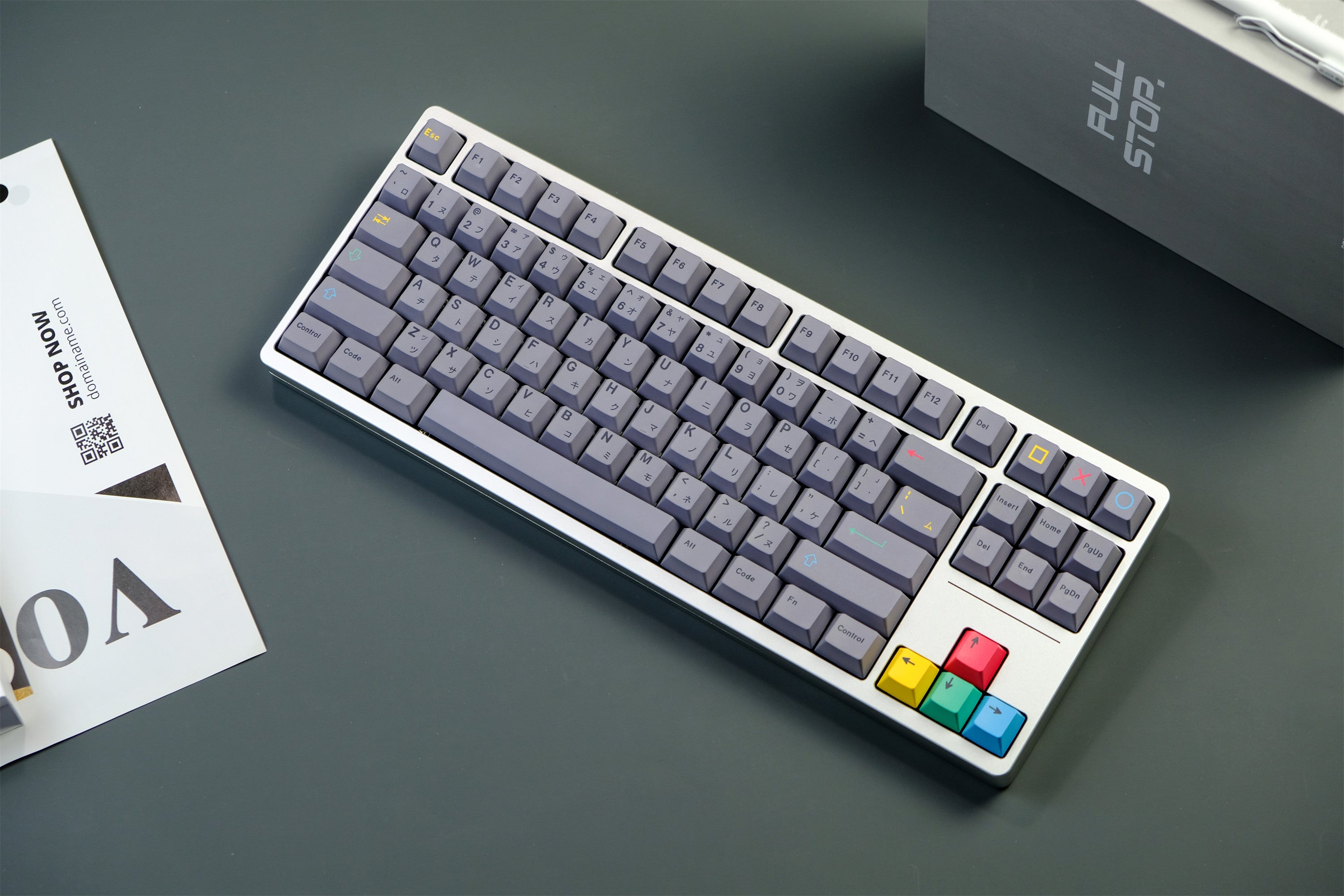 Geek Grey "Gamer's Realm" Keycaps - Diykeycap