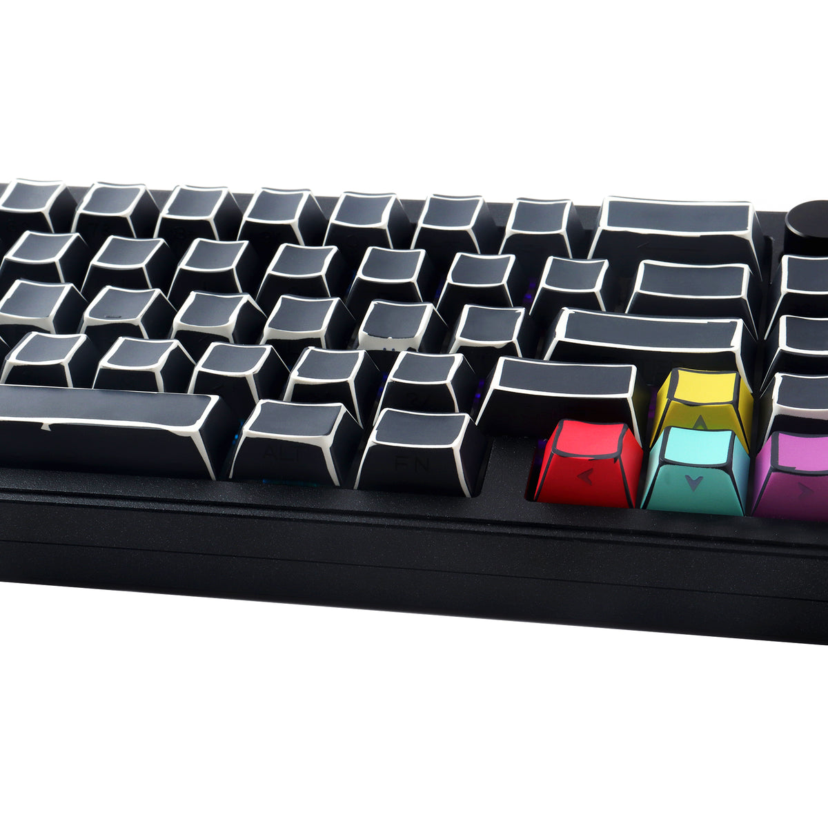 Sketch Keycaps Side Backlight Keycaps PBT DYE SUB For MX Switch ...