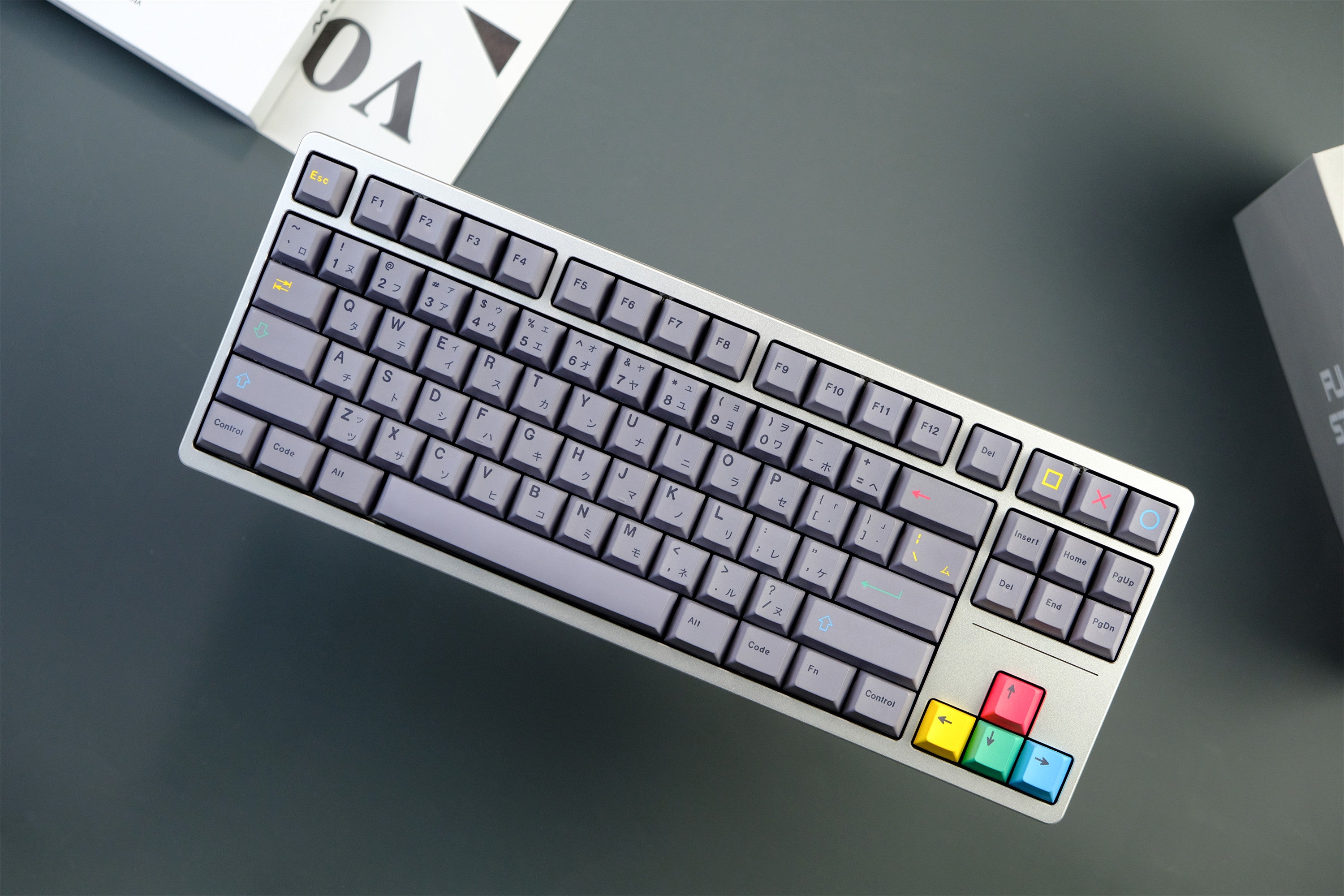 Geek Grey "Gamer's Realm" Keycaps - Diykeycap