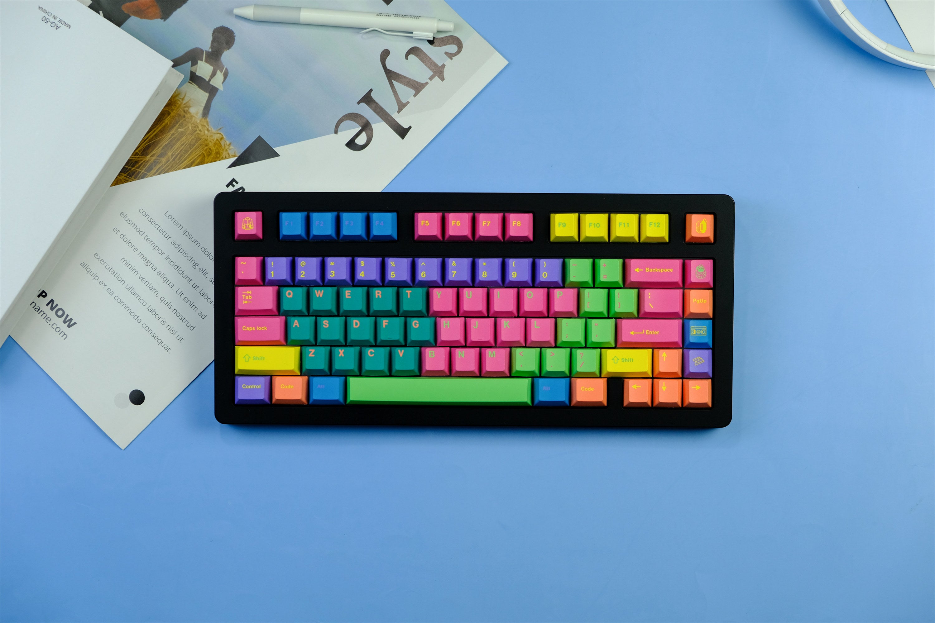 Retro Windbreaker Keycaps - Diykeycap