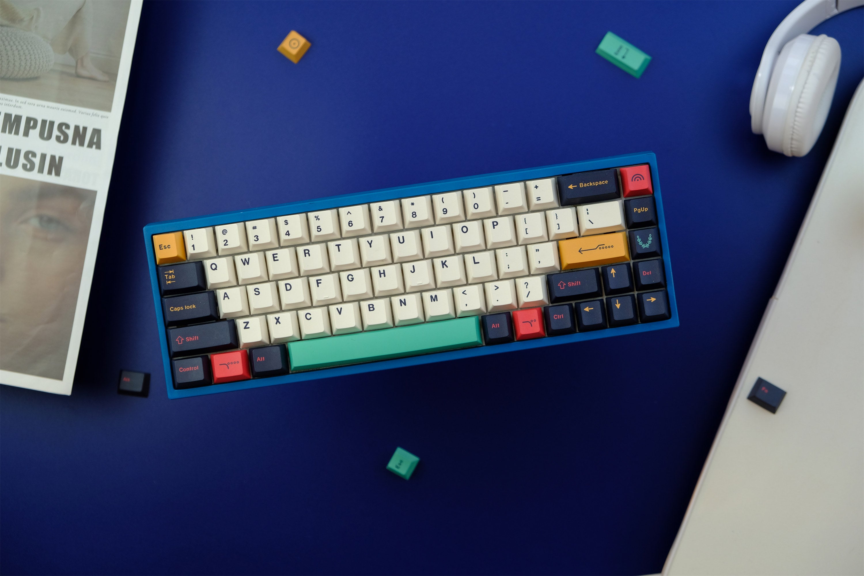 Metropolis Light Keycaps - Diykeycap